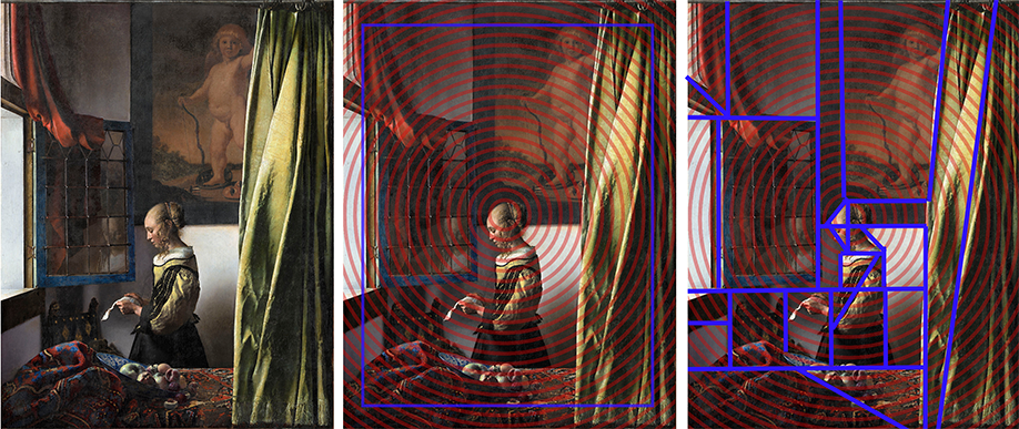 MidJourney analysis: radial organization from center outward