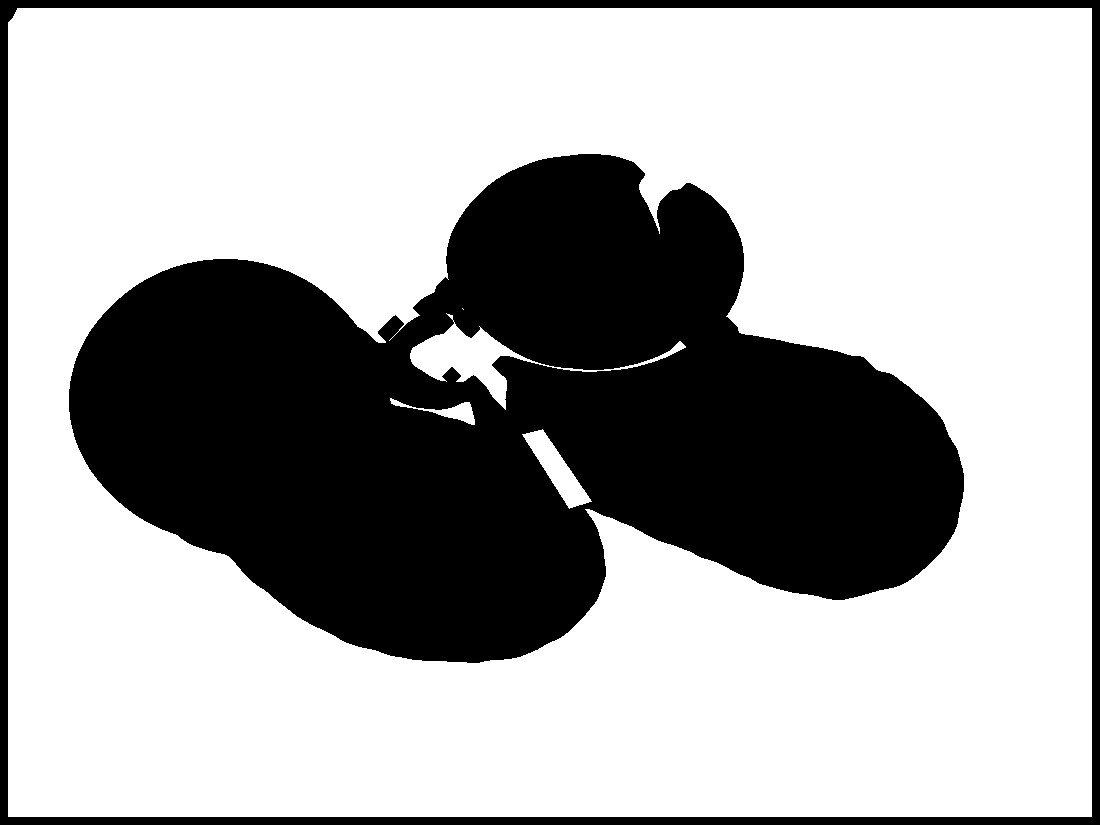 Mask 2: the apple cut out.