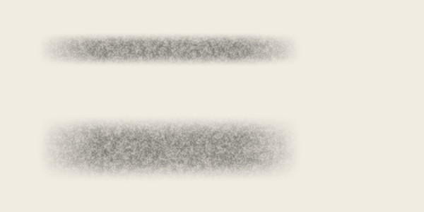 Two native broad-stick widths