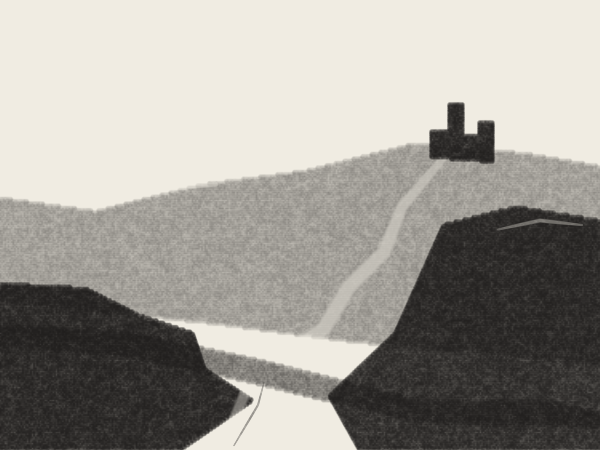Shadow crosses ascent