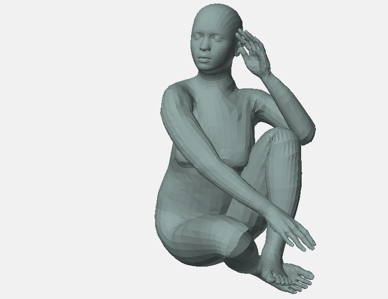 plain-00: Uncorrected body surface