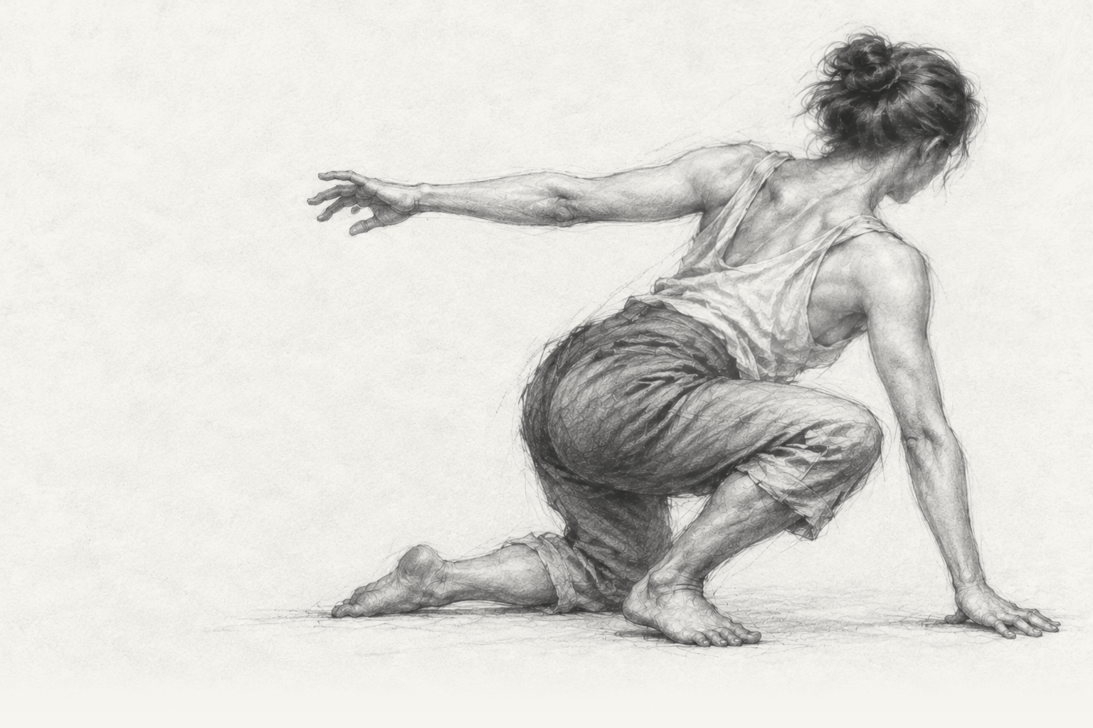 Corrected source-conditioned drawing target. This intermediate is a geometric image warp, not native artwork.