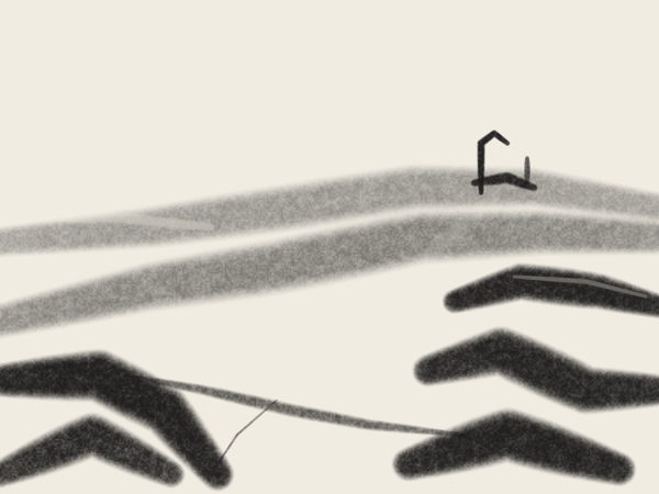 Cross-shadow in strokes