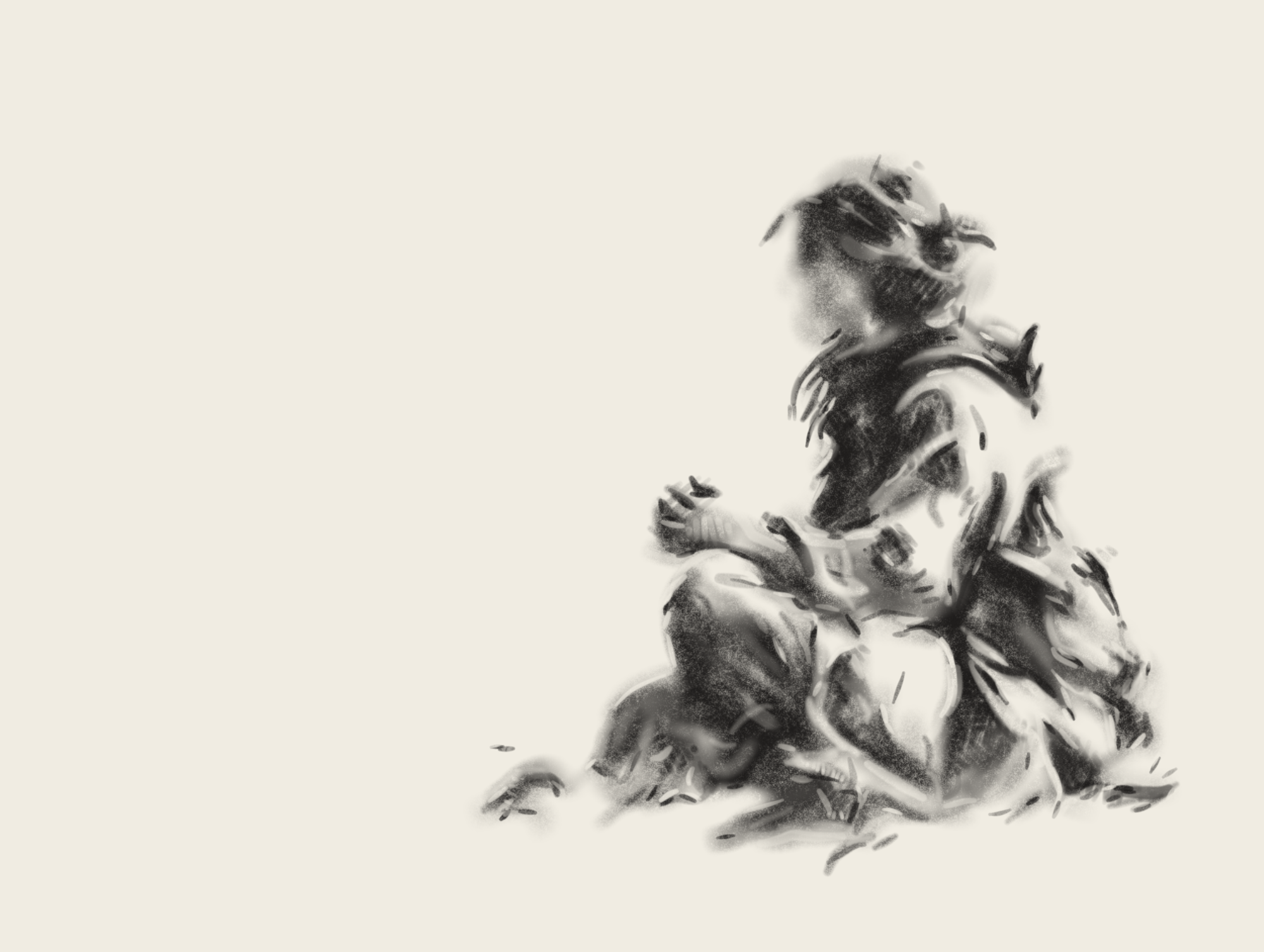 Selected native drawing stage